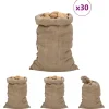 Havekurve^The Living Store jutesække 30 stk. 60x105 cm 100 % jute 340 g/m2 - Kufferter & tasker