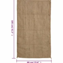 Havekurve^The Living Store jutesække 30 stk. 60x105 cm 100 % jute 340 g/m2 - Kufferter & tasker