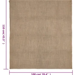 Havekurve^The Living Store jutesække 30 stk. 100x110 cm 100 % jute 220 g/m2 - Kufferter & tasker