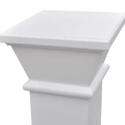 Online The Living Store klassisk firkantet søjle plantestander, MDF - Planteborde Plantestativer