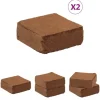 Online The Living Store kokosblokke 2 stk. 5 kg pr. stk. 10 kg i alt - Sand og jord Jord & Sand
