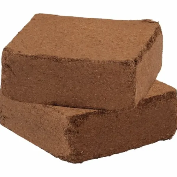 Online The Living Store kokosblokke 2 stk. 5 kg pr. stk. 10 kg i alt - Sand og jord Jord & Sand