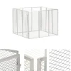 New The Living Store kompostbeholder 100x100x77 cm galvaniseret jern - Kompostbeholdere Kompostering