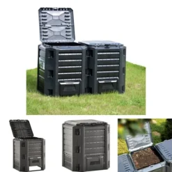 The Living Store kompostbeholder 380 l sort - Kompostbeholdere Kompostering