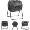 Hot The Living Store kompostbeholder til have 73x64x95 cm 160 l sort - Kompostbeholdere Kompostering