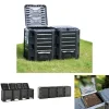 Discount The Living Store kompostbeholder 1600 l sort - Kompostbeholdere Kompostering