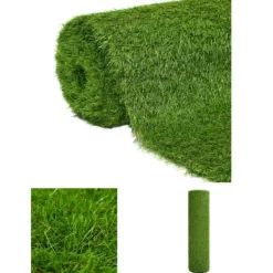 New The Living Store kunstgræs 1x15 m/30 mm grøn - Kunstig flora Haveduge