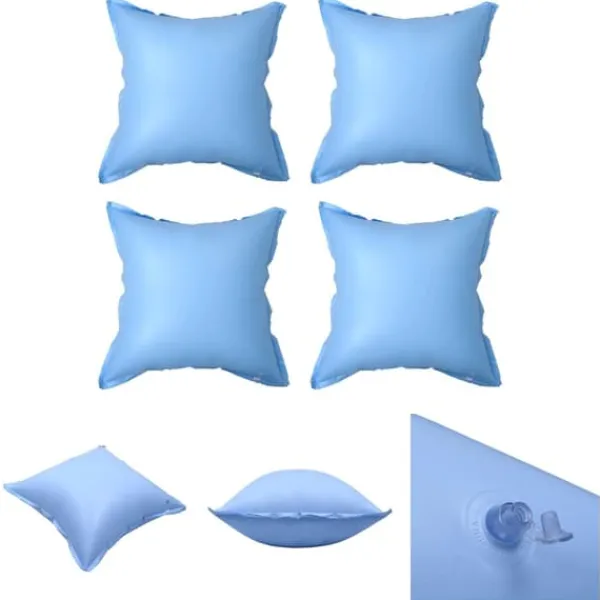 Clearance The Living Store oppustelige vinterpuder til fritstående poolovertræk 4 stk. PVC - Tilbehør til poolcovere Pool- & Spatilbehør