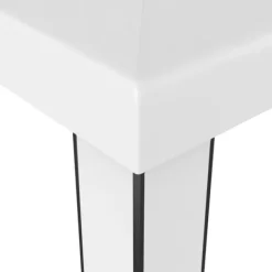 Outlet The Living Store pavillon med dobbelttag 3x6 m hvid - Festtelte & havepavilloner Telte & Lysthuse