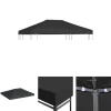 Hot The Living Store pavillontopdække 310 g/m² 4 x 3 m grå - Festtelte & havepavilloner – tage Telte & Lysthuse