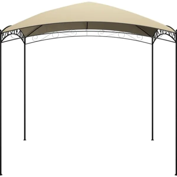 New The Living Store pavillon 3x3x2,65 m 180 g/m² cremefarvet - Festtelte & havepavilloner Telte & Lysthuse