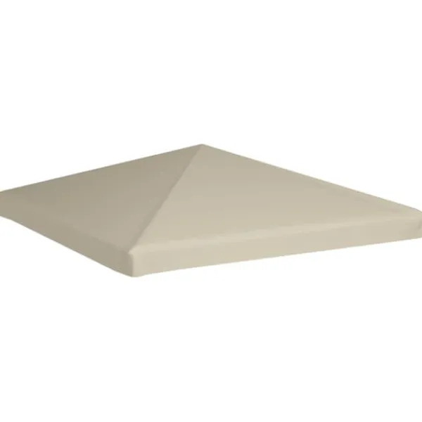 Outlet The Living Store pavillontopdække 310 g/m² 3x3 m beige - Festtelte & havepavilloner – tage Telte & Lysthuse