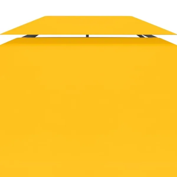 Best The Living Store pavillontopdække i 2 lag 4x3 m 310 g/m² gul - Festtelte & havepavilloner – tage Telte & Lysthuse