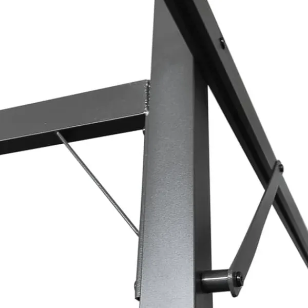 Hot The Living Store pergola med sammenrulleligt tag 295x292x230 cm antracitgrå - Festtelte & havepavilloner Buer, Spalier, Lysthuse Uden Tag