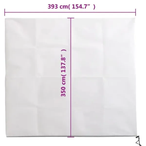 Haveduge^The Living Store plantebeskyttelse med lynlås 2 stk. 70 g/m² 3,93x3,5 m - Havearbejde – tilbehør
