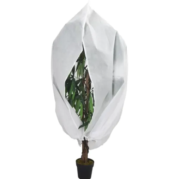 Haveduge^The Living Store plantebeskyttelse med lynlås 2 stk. 70 g/m² 3,93x3,5 m - Havearbejde – tilbehør