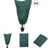 Online The Living Store plantebeskyttelse med snore 4 stk. 70 g/m² 0,8x1,2 m - Havearbejde – tilbehør Haveduge