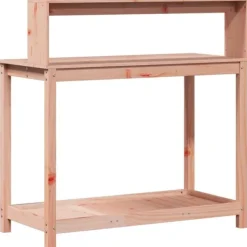 Hot The Living Store plantebord med hylder 108x50x109,5 cm massivt douglasgran - Planteborde Plantningsbænke