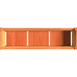 Discount The Living Store plantekasse med ben 110x31x70 cm massivt fyrretræ gyldenbrun - Plantekrukker Krukker & Plantebeholdere