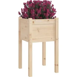 Best The Living Store plantekasse 50x50x70 cm massivt fyrretræ - Plantekrukker Krukker & Plantebeholdere