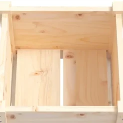 Best The Living Store plantekasse 50x50x70 cm massivt fyrretræ - Plantekrukker Krukker & Plantebeholdere
