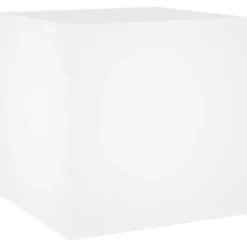 Best The Living Store plantekasse 40x40x40 cm konstrueret træ hvid - Plantekrukker Krukker & Plantebeholdere