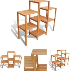 Discount The Living Store plantestativ til haven 97 x 31 x 87 cm - Planteborde Plantestativer