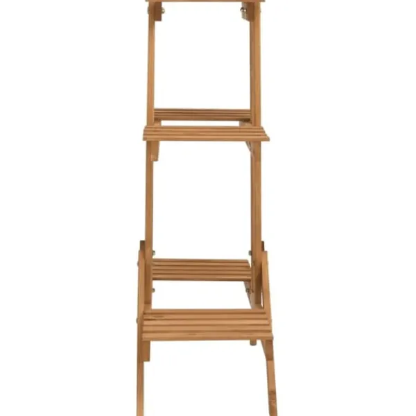 Plantestativer^The Living Store plantestativ 83x25x83 cm fyrretræ - Planteborde