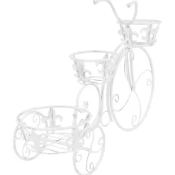 Plantestativer^The Living Store plantestativ cykelform vintagestil metal - Planteborde