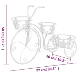 Plantestativer^The Living Store plantestativ cykelform vintagestil metal - Planteborde