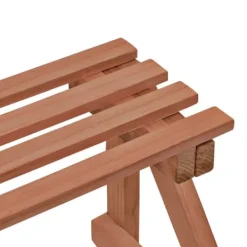 Plantestativer^The Living Store plantestativ i 3 niveauer cedertræ 48 x 45 x 40 cm - Planteborde