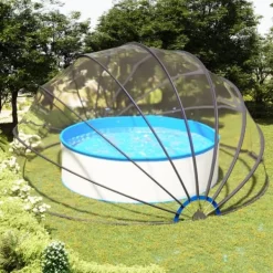 Pool- & Spatilbehør^The Living Store poolkuppel 559x275 cm - Poolovertræk