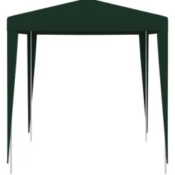 Outlet The Living Store professionelt festtelt 2x2 m grøn - Festtelte & havepavilloner Telte & Lysthuse