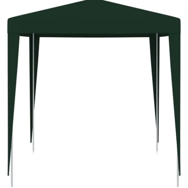 Outlet The Living Store professionelt festtelt 2x2 m grøn - Festtelte & havepavilloner Telte & Lysthuse