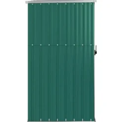 Skure, Garager & Carports^The Living Store redskabsskur til haven 88x89x161 cm galvaniseret stål grøn - Skure & Redskabsskure