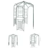 Online The Living Store rosenbue 250 cm mørkegrøn - Havebuer, espalierer & pergolaer Buer, Spalier, Lysthuse Uden Tag