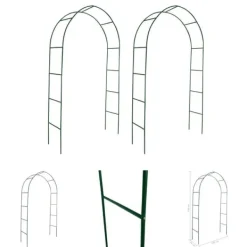 Buer, Spalier, Lysthuse Uden Tag^The Living Store rosenbue 2 stk. til klatreplanter - Havebuer, espalierer & pergolaer