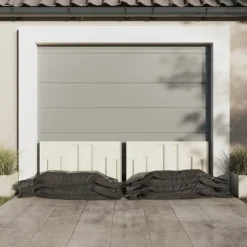 Beredskabsplaner^The Living Store sandsække 25 stk. 103x25 cm HDPE mørkegrøn - Opbevaring til industri