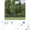 Clearance The Living Store sektionsinddelt flagstang 6,23 m aluminium sølvfarvet - Flag & vimpler Flag & Vindposer