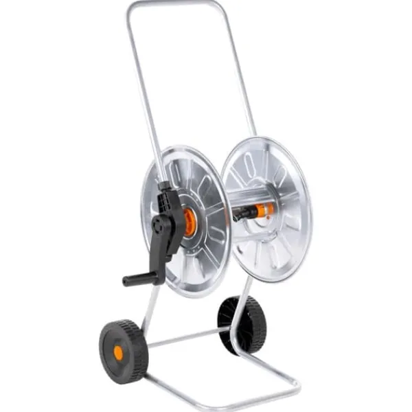Hot The Living Store slangetromle til 50 m 1/2" eller 35 m 3/4" slange stål - Opbevaring af haveslanger Vanding