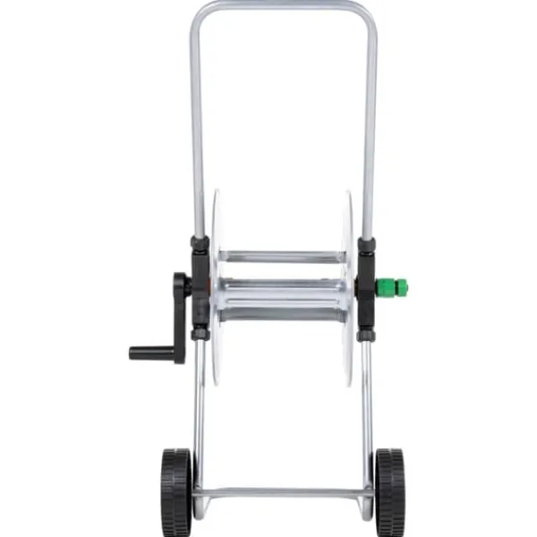 Hot The Living Store slangetromle til 50 m 1/2" eller 35 m 3/4" slange stål - Opbevaring af haveslanger Vanding
