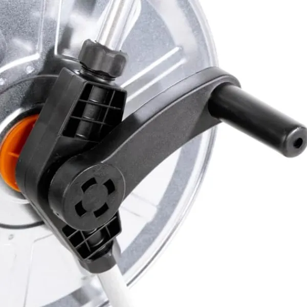 Hot The Living Store slangetromle til 50 m 1/2" eller 35 m 3/4" slange stål - Opbevaring af haveslanger Vanding