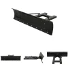 Snerydning^The Living Store sneplov til gaffeltruck 150x38 cm sort - Sneskovle