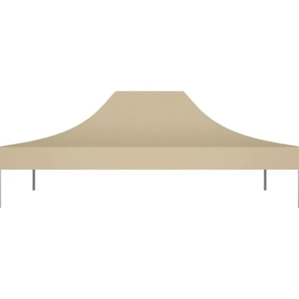 Telte & Lysthuse^The Living Store tag til festtelt 4x3 m 270 g/m² beige - Festtelte & havepavilloner – tage