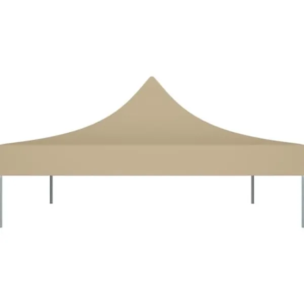 Telte & Lysthuse^The Living Store tag til festtelt 4x3 m 270 g/m² beige - Festtelte & havepavilloner – tage