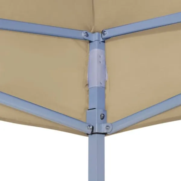 Telte & Lysthuse^The Living Store tag til festtelt 4x3 m 270 g/m² beige - Festtelte & havepavilloner – tage