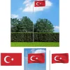 Online The Living Store Tyrkiets flag 90x150 cm - Flag & vimpler Flag & Vindposer