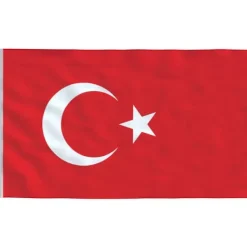 Online The Living Store Tyrkiets flag 90x150 cm - Flag & vimpler Flag & Vindposer