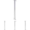 The Living Store vandsøjle 40 cm rund rustfrit stål - Vandingsartikler Vanding