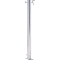 The Living Store vandsøjle 40 cm rund rustfrit stål - Vandingsartikler Vanding